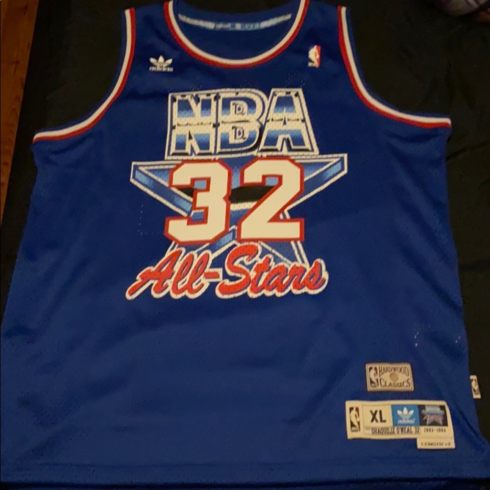 Adidas Hardwood Classics Shaq Jersey.